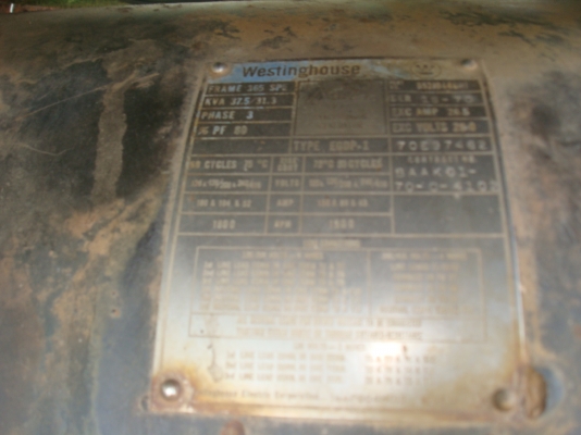 ขายเครื่องปั่นไฟ 37.5 / 31.3 KVA ขายเครื่องปั่นไฟ 37.5 / 31.3 KVA