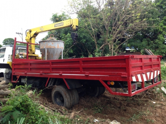 Hino KM520 เครื่อง 110 แรง วางหัวซุปเปอร์เสี่ย เกียร์สั้น คัสซีสวยทั้งเส้น ยาว 6 ม เครน 3 ตัน สลิง ทะเบียนพร้อมโอน