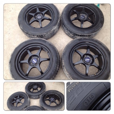 ขายแม็กมือ2ขอบ16 Buddy Club P1. 4รู100 + ยาง ราคา 6,900. บาทถูก