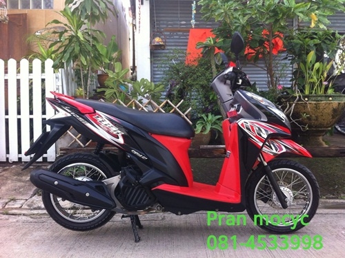 ขายhonda click combi brake สีดำเเดง ปี2555 ขายhonda click combi brake สีดำเเดง ปี2555