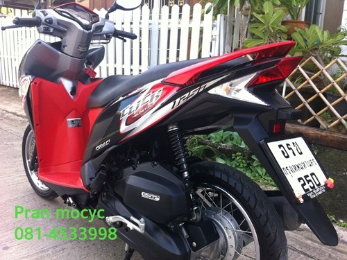 ขายhonda click combi brake สีดำเเดง ปี2555 ขายhonda click combi brake สีดำเเดง ปี2555