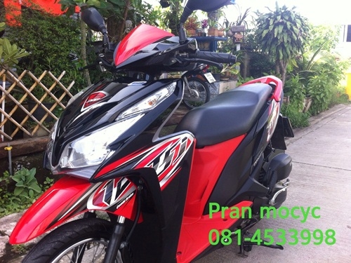 ขายhonda click combi brake สีดำเเดง ปี2555 ขายhonda click combi brake สีดำเเดง ปี2555