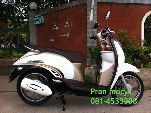 ขาย scoopy-i สีขาวน้ำตาล ปี2553 ขาย scoopy-i สีขาวน้ำตาล ปี2553