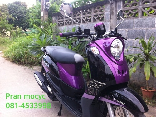 ขายyamaha finoสีม่วงดำ ปี2555 ขายyamaha finoสีม่วงดำ ปี2555