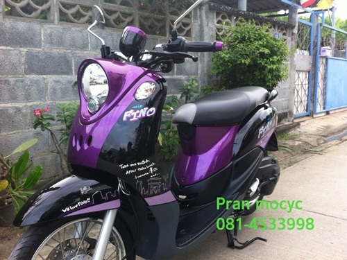 ขายyamaha finoสีม่วงดำ ปี2555 ขายyamaha finoสีม่วงดำ ปี2555