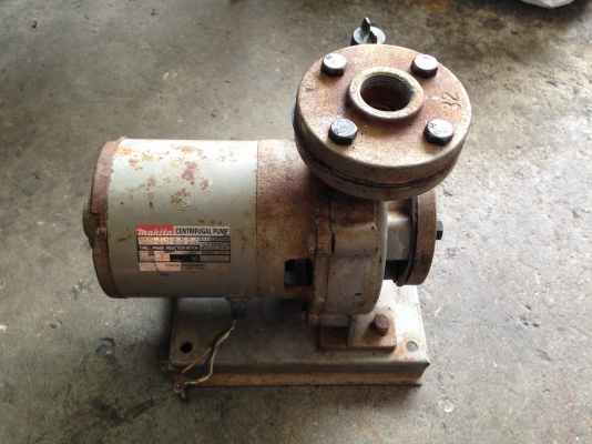 ขายปั้มน้ำหอยโข่ง makita 1 HP. 380 V สภาพสวย วิ่งนิ่ม รับประกันคุณภาพ