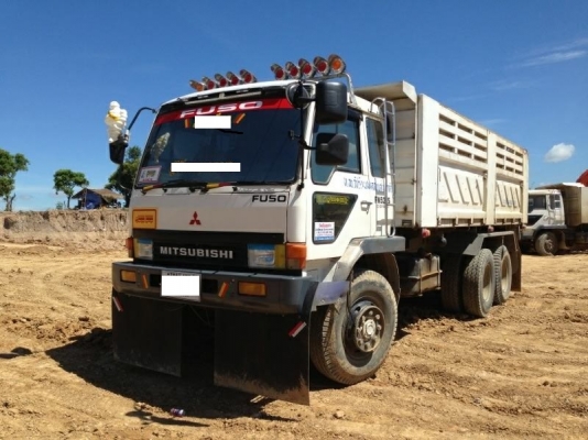 MITSUBISHI FN527M TF 7xxx  220 แรงม้า 2 เพลา ดัมพ์สามมิตรลอนเฉียง มีระบบลากจูง