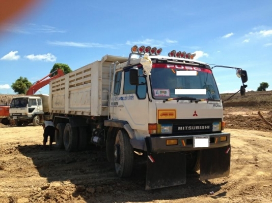 MITSUBISHI FN527M TF 7xxx  220 แรงม้า 2 เพลา ดัมพ์สามมิตรลอนเฉียง มีระบบลากจูง