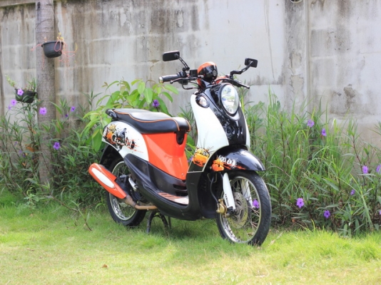 ขาย Yamaha Fino ปี 2554 รถวิ่ง 5,xxx กิโลเมตร ทะเบียน