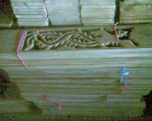 ไม้สักฉลุลายหน้า 6 นิ้ว หนา 1 นิ้ว