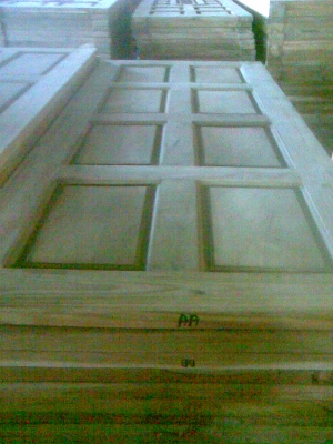 บานประตูไม้สัก 8 เต้า 6 เต้า 5 เต้า