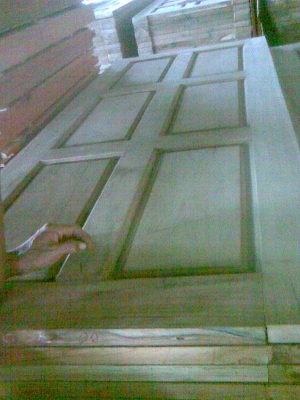 บานประตูไม้สัก 8 เต้า 6 เต้า 5 เต้า