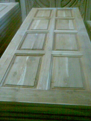 บานประตูไม้สัก 8 เต้า 6 เต้า 5 เต้า