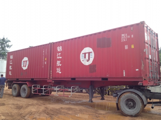 ขายตู้สั้น 20 ฟุต มาใหม่ สภาพสวยมาก 90\% up ส่งออกได้ เพลทครบ จำนวน 2 ใบ
