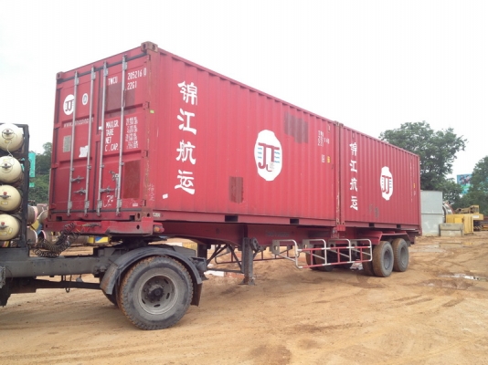 ขายตู้สั้น 20 ฟุต มาใหม่ สภาพสวยมาก 90\% up ส่งออกได้ เพลทครบ จำนวน 2 ใบ