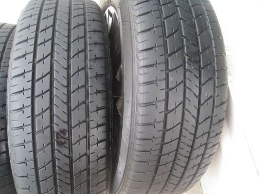 ขายล้อแม็ก Toyota vios 12ก้าน 15" x5.5" et45 4รู100 +ยางปี 12(081-3747940)