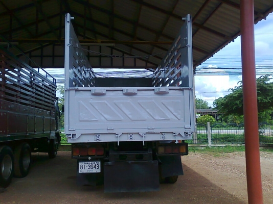 ขาย..สิบล้อเพลาเดี่ยว HINO FL 1J รถปี 48 แบบกระบะเหล็กดั้มได้ รถสวย มีแอร์ มีทะเบียนครบ.