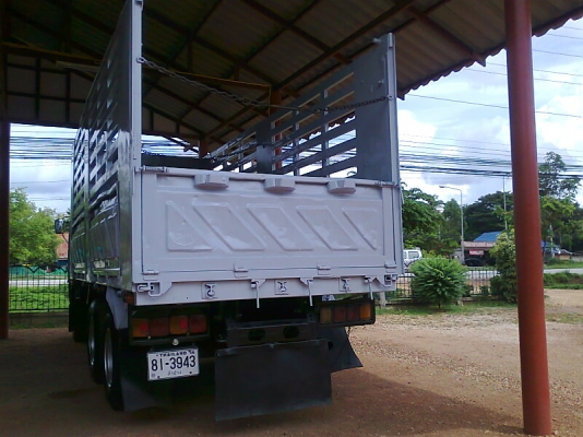 ขาย..สิบล้อเพลาเดี่ยว HINO FL 1J รถปี 48 แบบกระบะเหล็กดั้มได้ รถสวย มีแอร์ มีทะเบียนครบ.