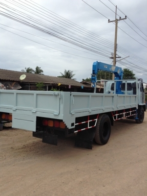 ISUZU 6 ล้อRocky. 175. แรงม้า พร้อม เครนTADANO Super Z300 5 เหลี่ยม ท้องV รถห้างแท้มือเดียว. เบรคจิ๊ฟฟี่ยาง90\%. Power. ซัซซี่ยาว 7.2 ม. (กระบะ6.4 เมตร). ราคา 890,000