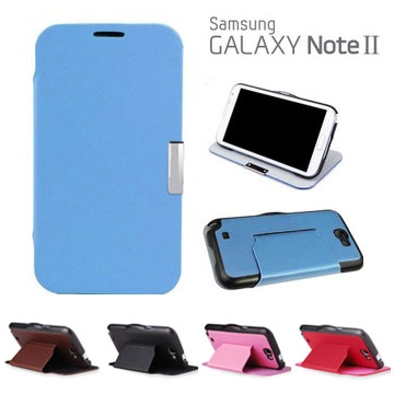 สวยมาก เคสหนังแบบเปิดข้าง Samsung Galaxy Note 2 ถูกมาก