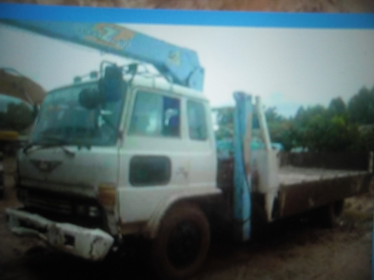 ขายรถ 6 ล้อติดเครน TADANO 5 ตัน 3 ช้กท้องปลิงยาว 7 เมตร เครื่อง HO7C เครื่องดีคัสซีสวยมากทะเบียนเต็มยางดี 6 เส้น