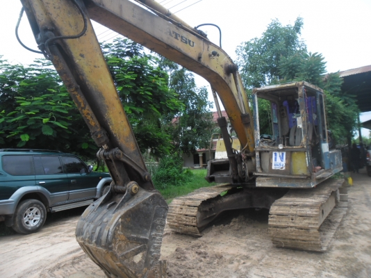ขายถูกรถแบคโฮ KOMATSU PC 120-3 เครื่องเดิมปั้มเดิมโซ่หนาเอวแน่นเครื่องดีปั้มดีไม่มีโหลดเอกสารใบสัญญาซื้อขาย