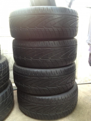 ขายยางNitto Neogen 205-50-16  ดอกหนา88\% ทั้งชุด ถูกๆ