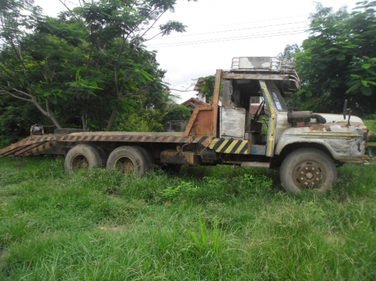 ขายถูกๆครับ รถบรรทุกแบคโฮ ISUZU หน้ายาวบรรทุก 120 เครื่อง 6 BB พร้อมใช้เอกสารใบสัญญาซิ้อขาย