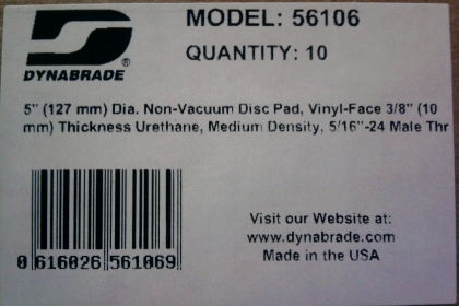 จานลองขัด 5 นิ้ว