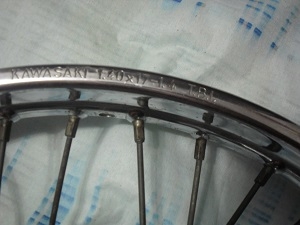 ขายวงล้อหน้า พร้อมซี่ลวดและดุมล้อ