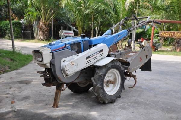 ขายรถไถ เดินตามMITSUBISHI ดีเซล 7.5แรง มีโรตารี่พรวนดินพร้อม นำเข้าญี่ปุ่น 26,000 เท่านั้น!!