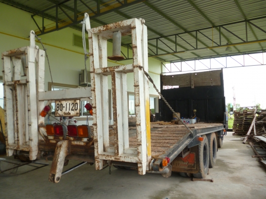 ขายรถเทเลอร์สิบล้อหัวยาวหางปลาขึ้นรถเกี่ยว