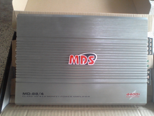 ขายเพาว์เวอร์แอมป์ 4 แชลแนล  MDS ของใหม่แกะกล่อง