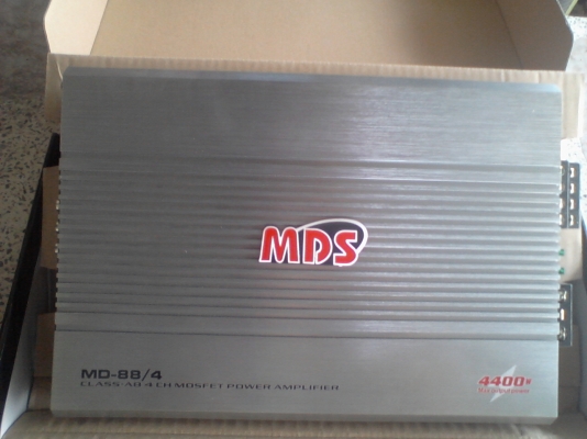 ขายเพาว์เวอร์แอมป์ 4 แชลแนล  MDS ของใหม่แกะกล่อง