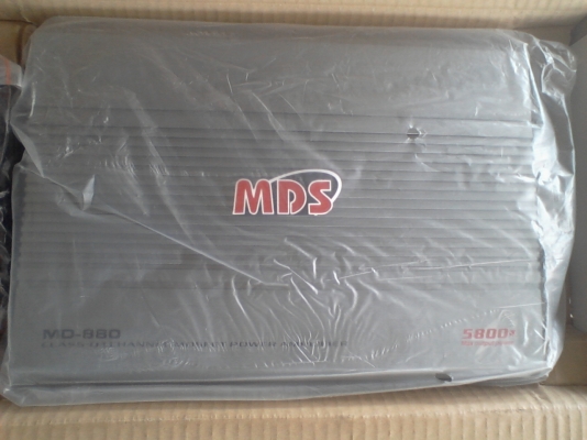 ขายเพาว์เวอร์แอมป์ CLASS D MDS  ของใหม่แกะกล่อง