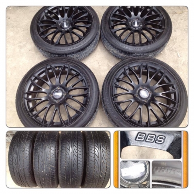 ขายแม็กมือ2 BBS RE-Vขอบ17 4รู100+ ยางปลายปี 12 ราคา14,500 บาทถูก