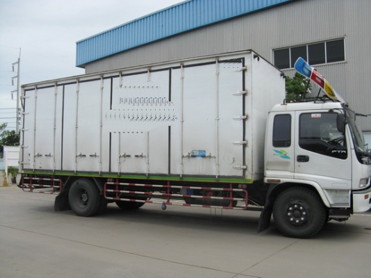 ขายหกล้อ ตู้10บานไม่มีเสากลาง ยูโร2 ปี2547 รถบ้าน 1250000