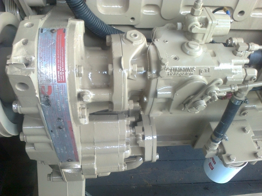 ขายเครื่องปั่นไฟ Cummins Big Cam4 375 KVA. เครื่องสแปร์เล้าไก่ใช้งานน้อย