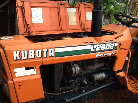 คูโบต้า L2602 สภาพเดิมๆ เครื่องดี เกียร์ดี พวงมาลัยเพาเวอร์ พร้อมผาน 5