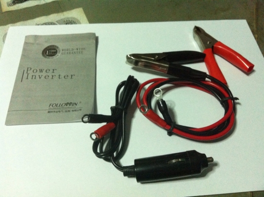 (ส่ง ems ด่วน ให้คุณบำรุง จ.สมุทรปราการ เรียบร้อยแล้ว ขอบคุณมากครับ)เครื่องแปลงไฟรถยนต์เป็นไฟบ้าน เสียบชาจน์โน๊ตบุ๊คได้ เสียชาจน์โทรศัพท์ได้ เสียบทีวีดูได้ ฯลฯ ซื้อมาไม่ได้ใช้ ยอมขายขาดทุน พร้อมส่ง ราคาต่อรองได้ครับ