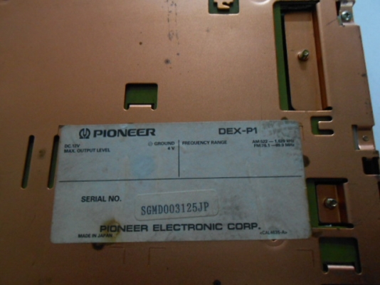 CD PIONEER DEX-P1 CD PIONEER DEX-P1