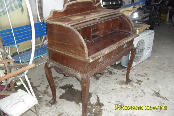 ขายโต๊ะโบราณไม้สักทอง