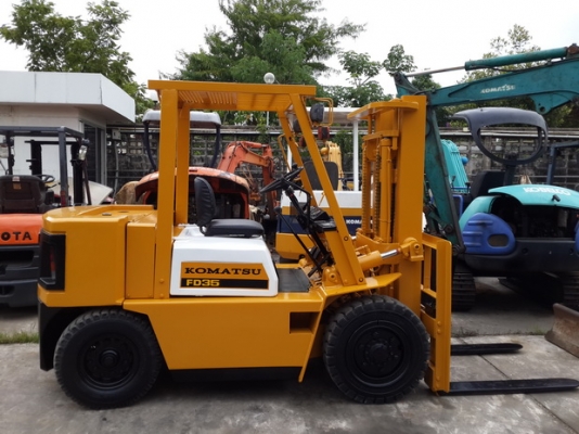 ขาย รถยก KOMATSU  3.5 ตัน รุ่น FD35 N4 มือสองญี่ปุ่น