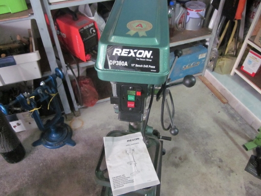 ขายแท่นสว่านรุ่นใหญ่ Rexon A380 ไม่ค่อยได้ใช้