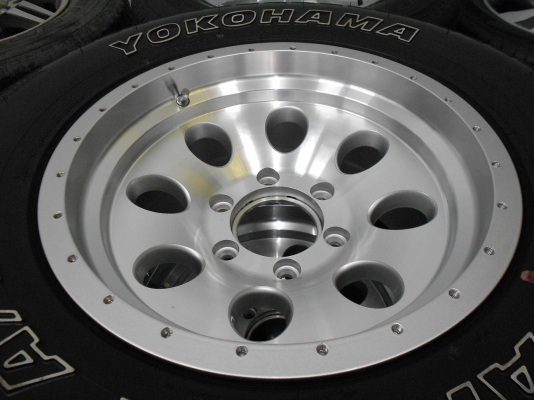 ขายล้อแม็ก Lenso ลายหยดน้ำ ขอบ 16X9"Off 0 พร้อมยาง Yokohama 265/70/16 ปี 13/เทิร์นได้-ใส่ฟรีค่ะ