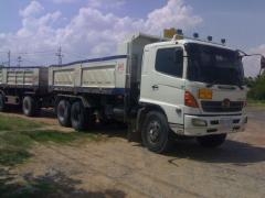 ขายHINO MEGA260แม่ลูกดั้มสามมิตร ลูกสองคานดั้ม