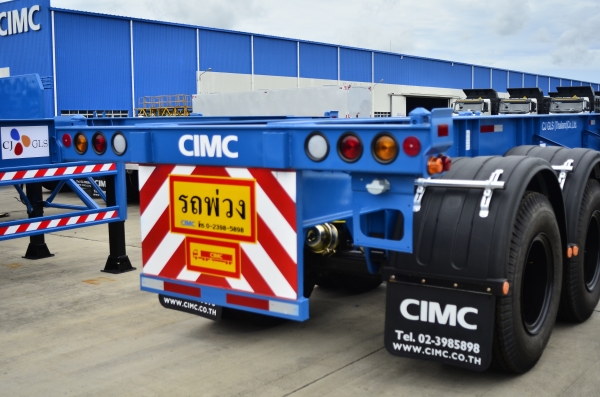 เทเลอร์ใหม่ ก้างปลา 2 เพลา 40 ฟูต รับรถทันที