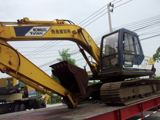 แค่ 1,250,000 เท่านั้นครับ ด่วน Kobelco SK120-1 (มาร์คทรี) นำเข้าจากญี่ปุ่น อาร์มยาวพิเศษ ใบแทร็ค 70 mm