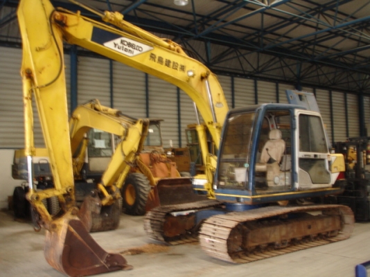 แค่ 1,250,000 เท่านั้นครับ ด่วน Kobelco SK120-1 (มาร์คทรี) นำเข้าจากญี่ปุ่น อาร์มยาวพิเศษ ใบแทร็ค 70 mm