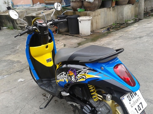 SCOOPY I ปี 2012 ล้อแม็กซ์ รถสวยมาก เกรด A สีน้ำเงิน ดำ เครื่องเดิมแน่นๆ มีเล่มเอกสารครบ
